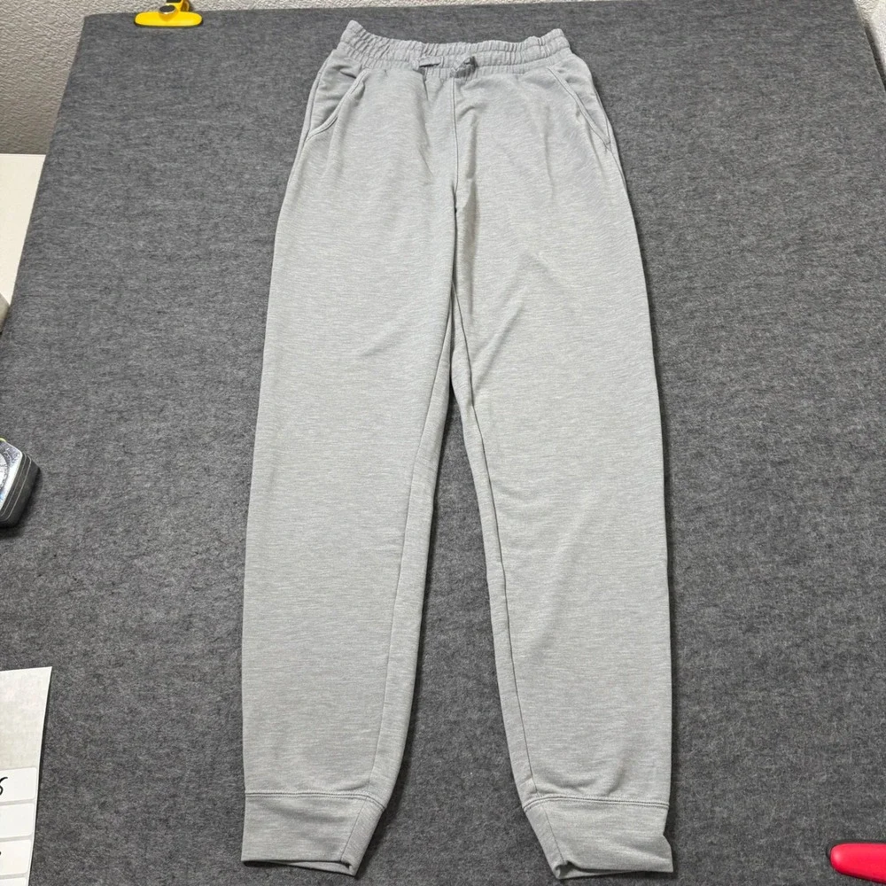 Nike Yoga Dri-FIT Gray Joggers Womens XS DM7037-073 Heathered Sweatpants